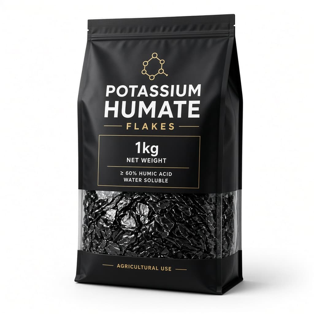 Potassium humate flakes — 1 kg