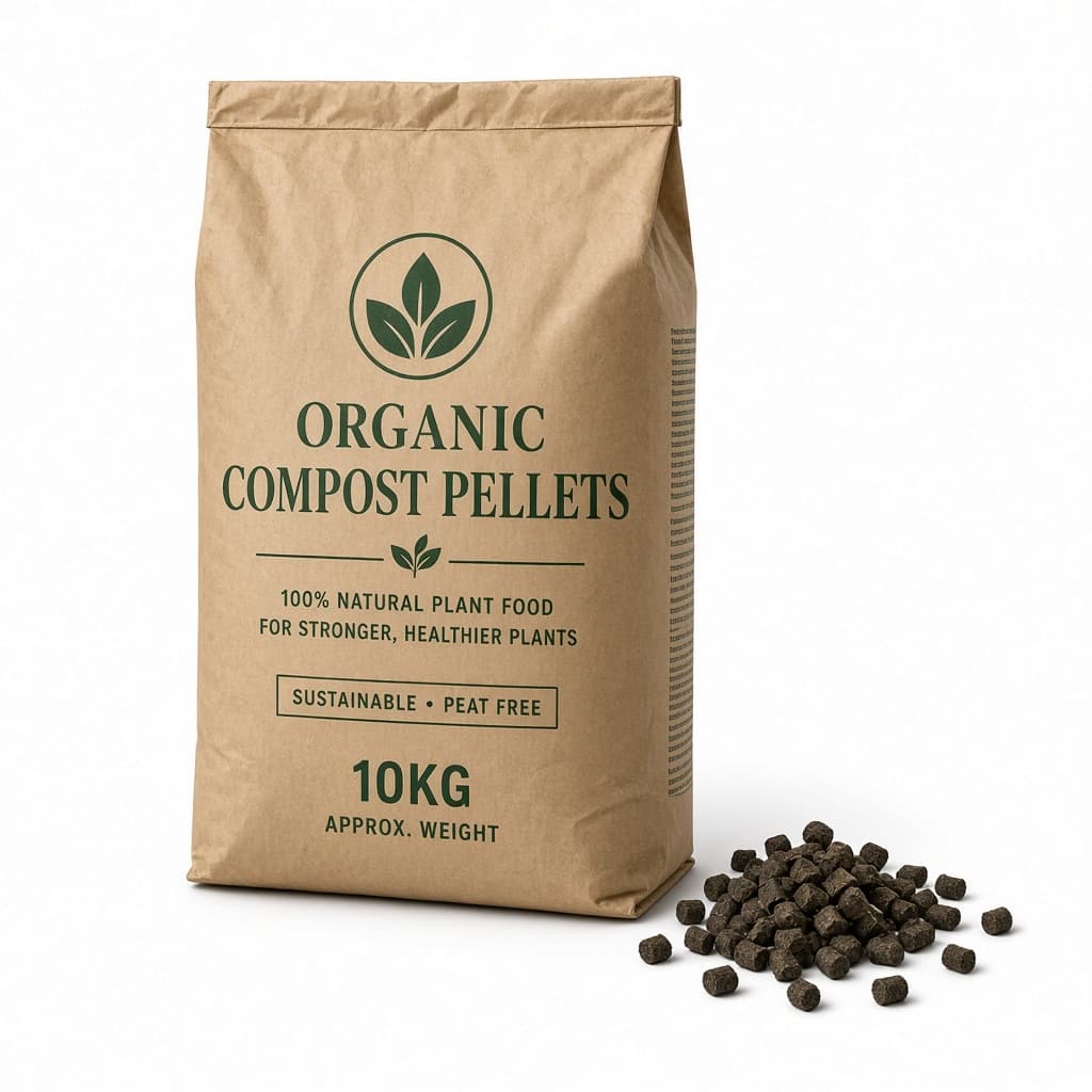 Organic compost pellets — 10 kg