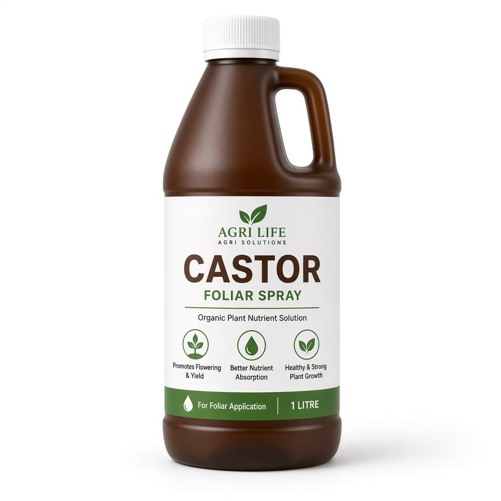 Castor foliar deterrent
