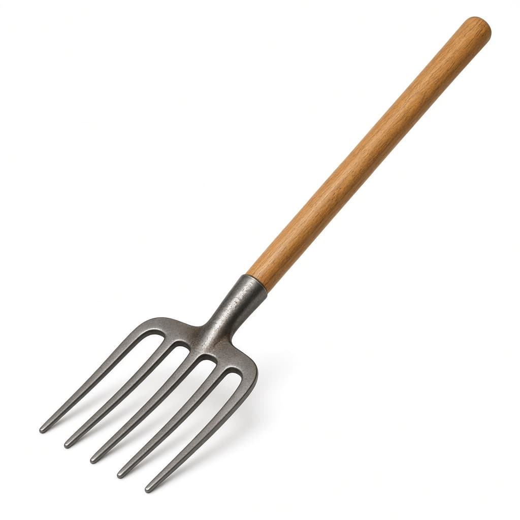 Four-tine manure fork